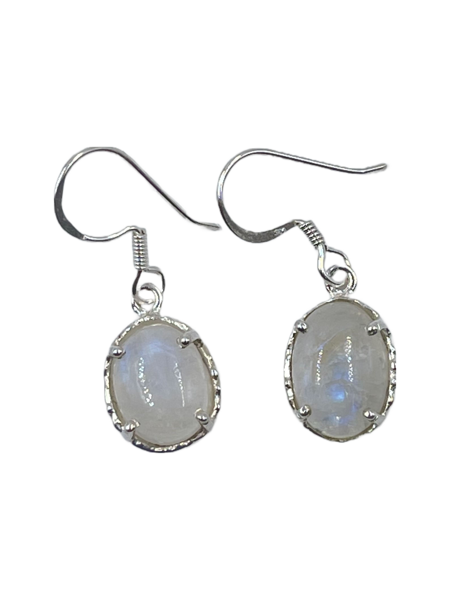 Metal Carats 925 Sterling Silver Moonstone Drop Dangler Earrings | Women | Trendy | Casual