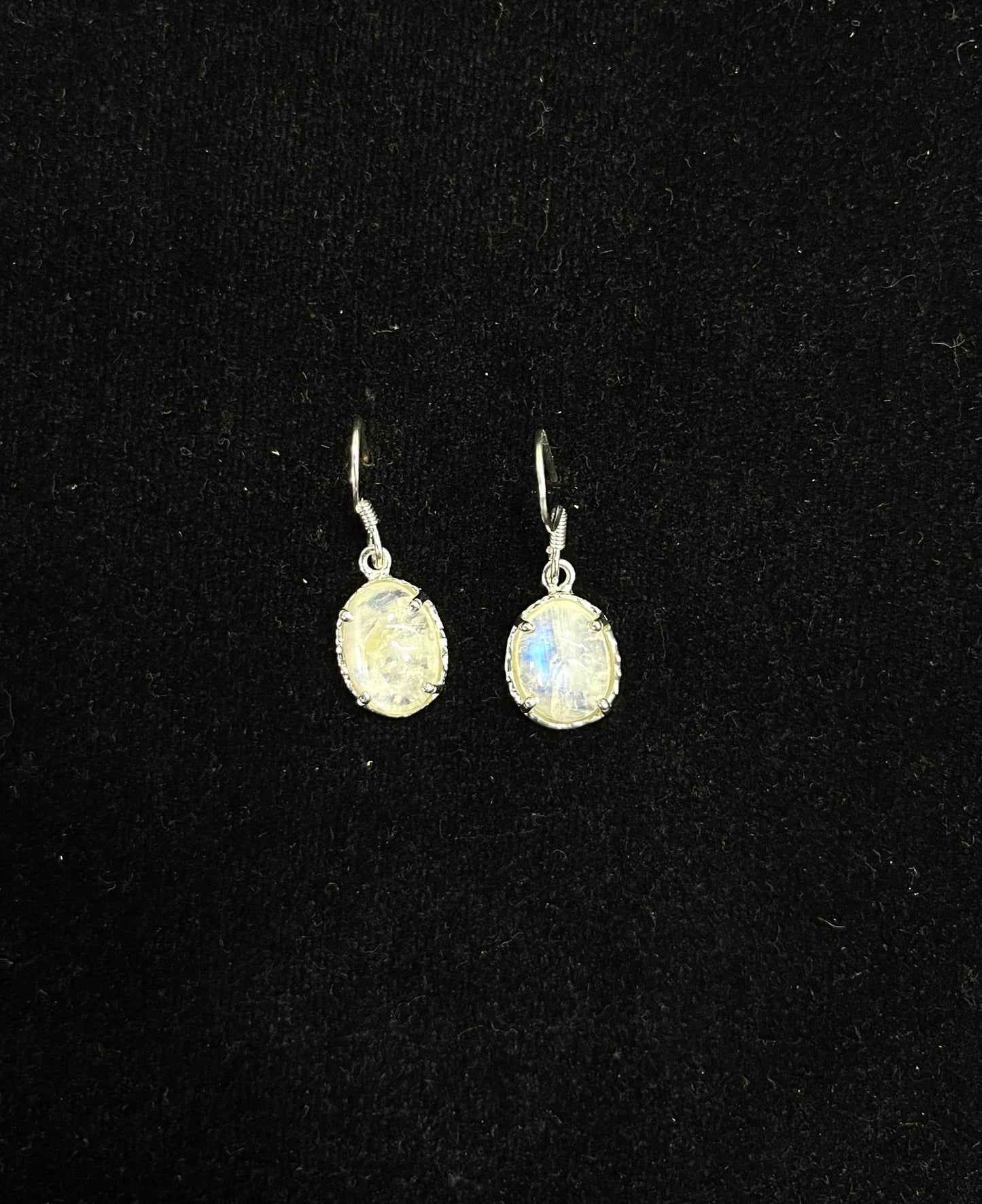 Metal Carats 925 Sterling Silver Moonstone Drop Dangler Earrings | Women | Trendy | Casual