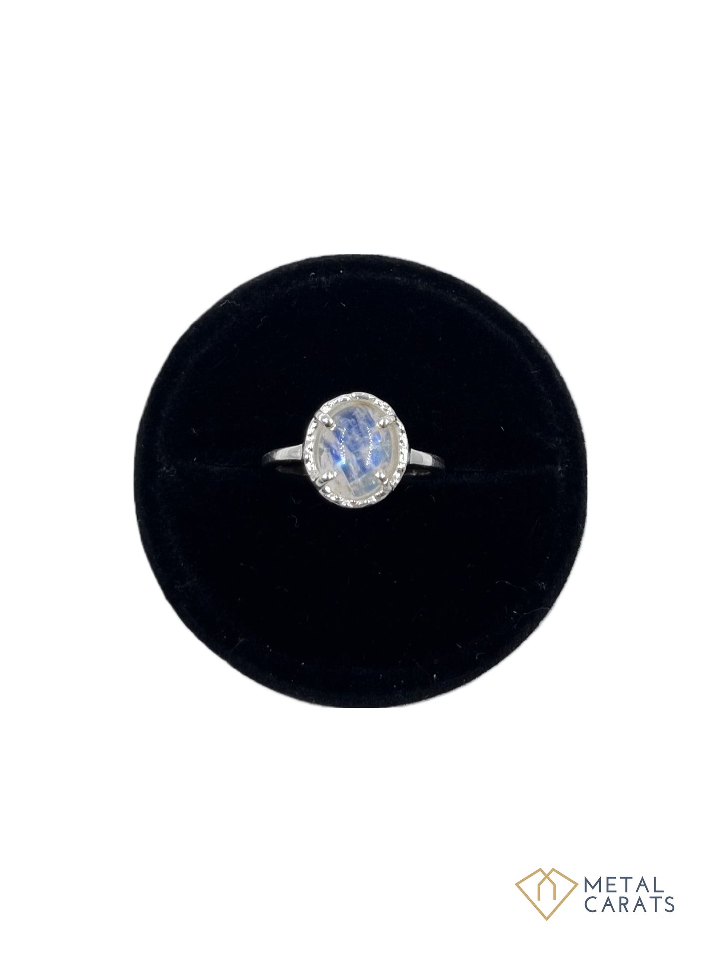 Metal Carats Moonstone 925 Sterling Silver Ring | Moonstone | Non-Astrological | Female