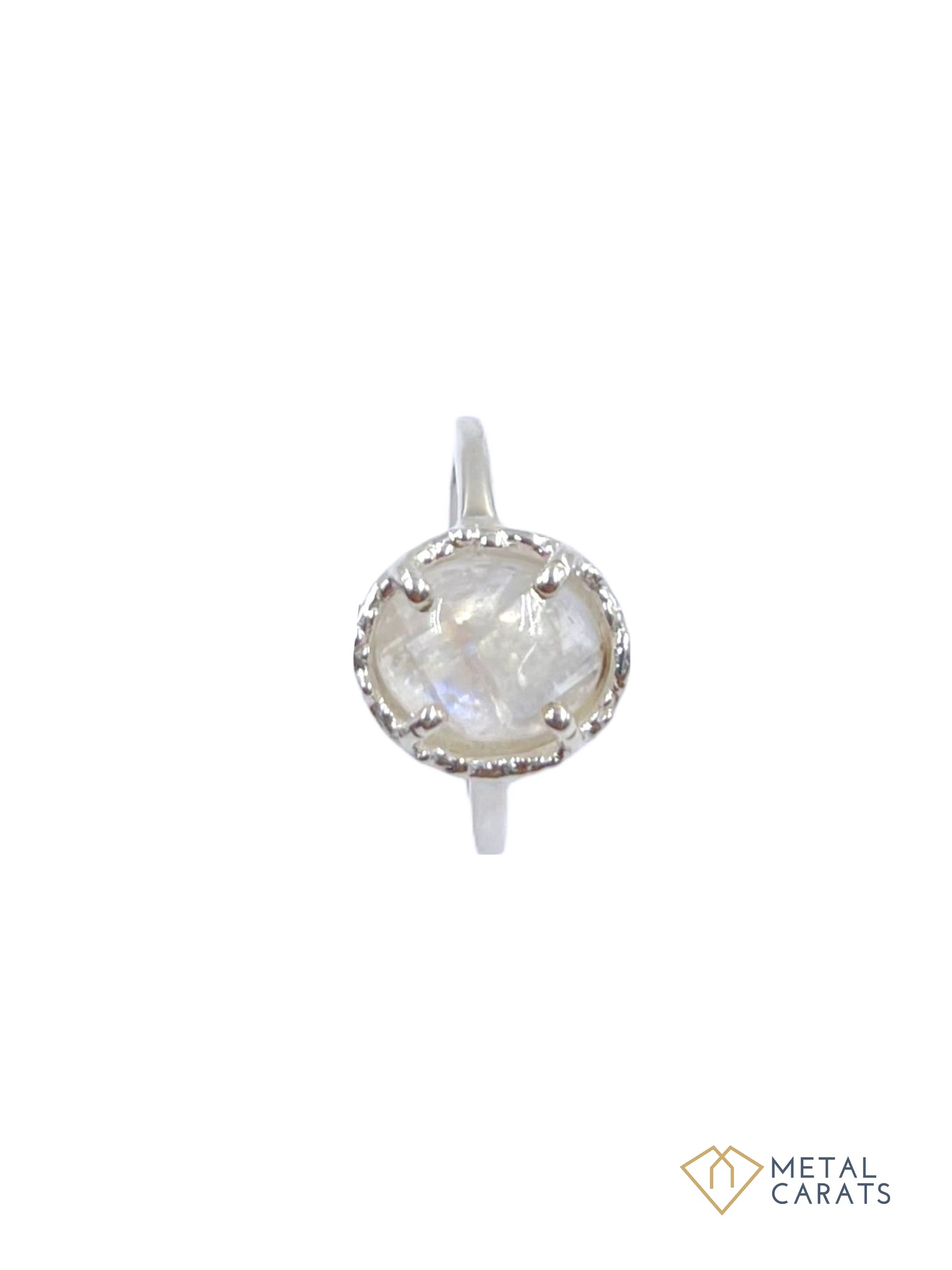 Metal Carats Moonstone 925 Sterling Silver Ring | Moonstone | Non-Astrological | Female