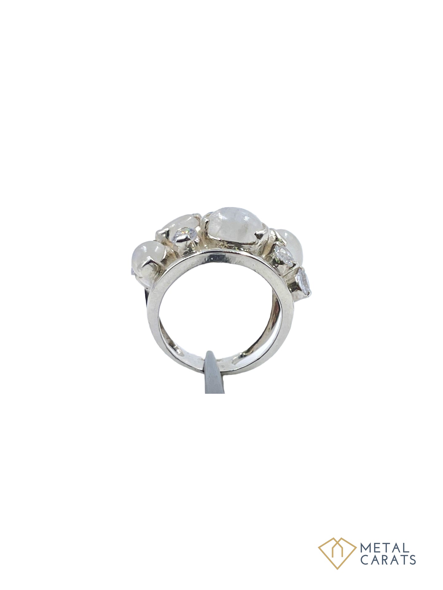 Metal Carats 925 Sterling Silver Moonstone Exclusive Ring | Women | Moonstone